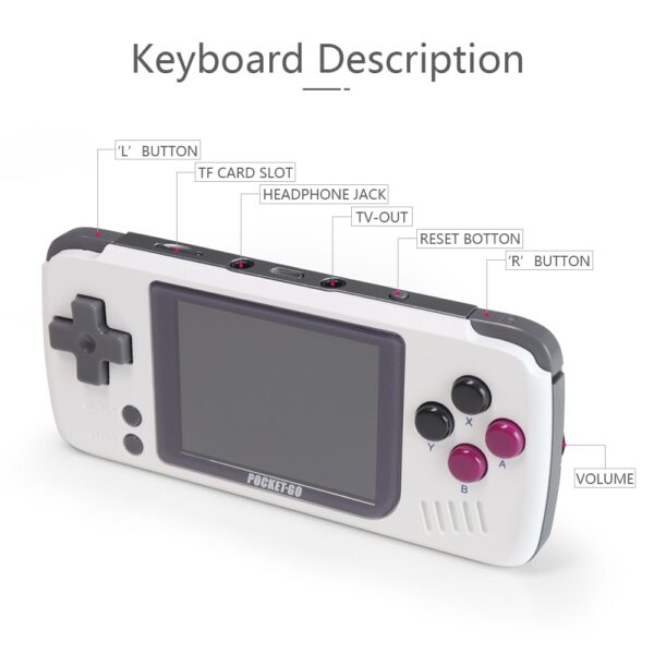 PocketGo Handheld Game Console