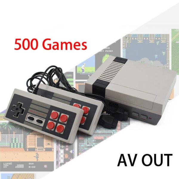 Mini TV Game Console Built-In 500 Games 8 Bit Retro Classic