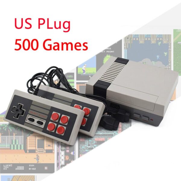 Mini TV Game Console Built-In 500 Games 8 Bit Retro Classic