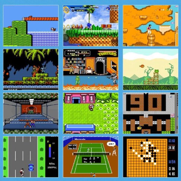 Retro Mini 8 Bit Video Game Console Built-in 621 Classic Games